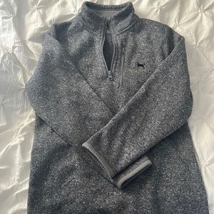 Black Dog Grey Quarter Zip